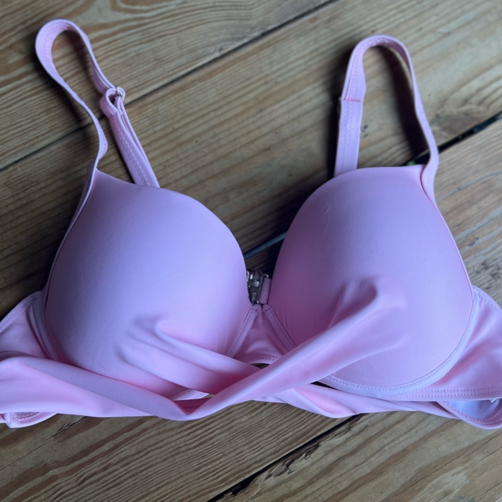 Chic me pink swimsuit top & cover up tank top dress - Picture 7 of 15
